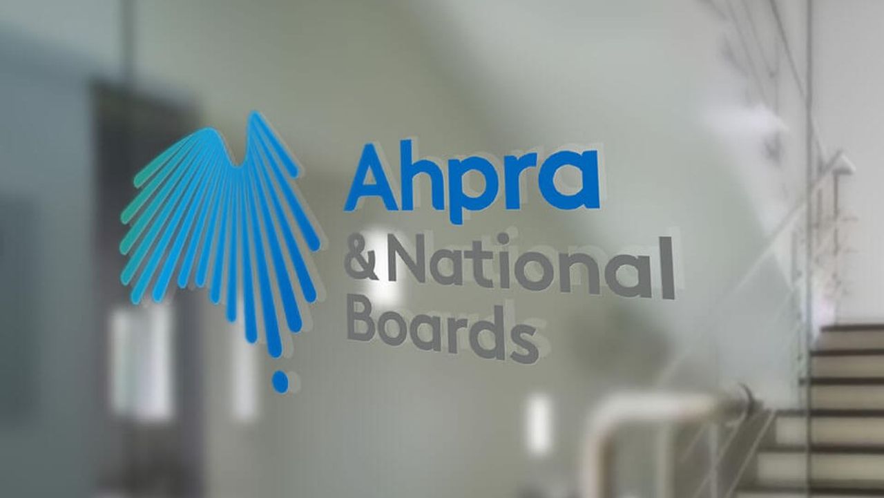 the Australian Health Practitioner Regulation Agency