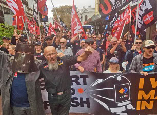 AMWU union march