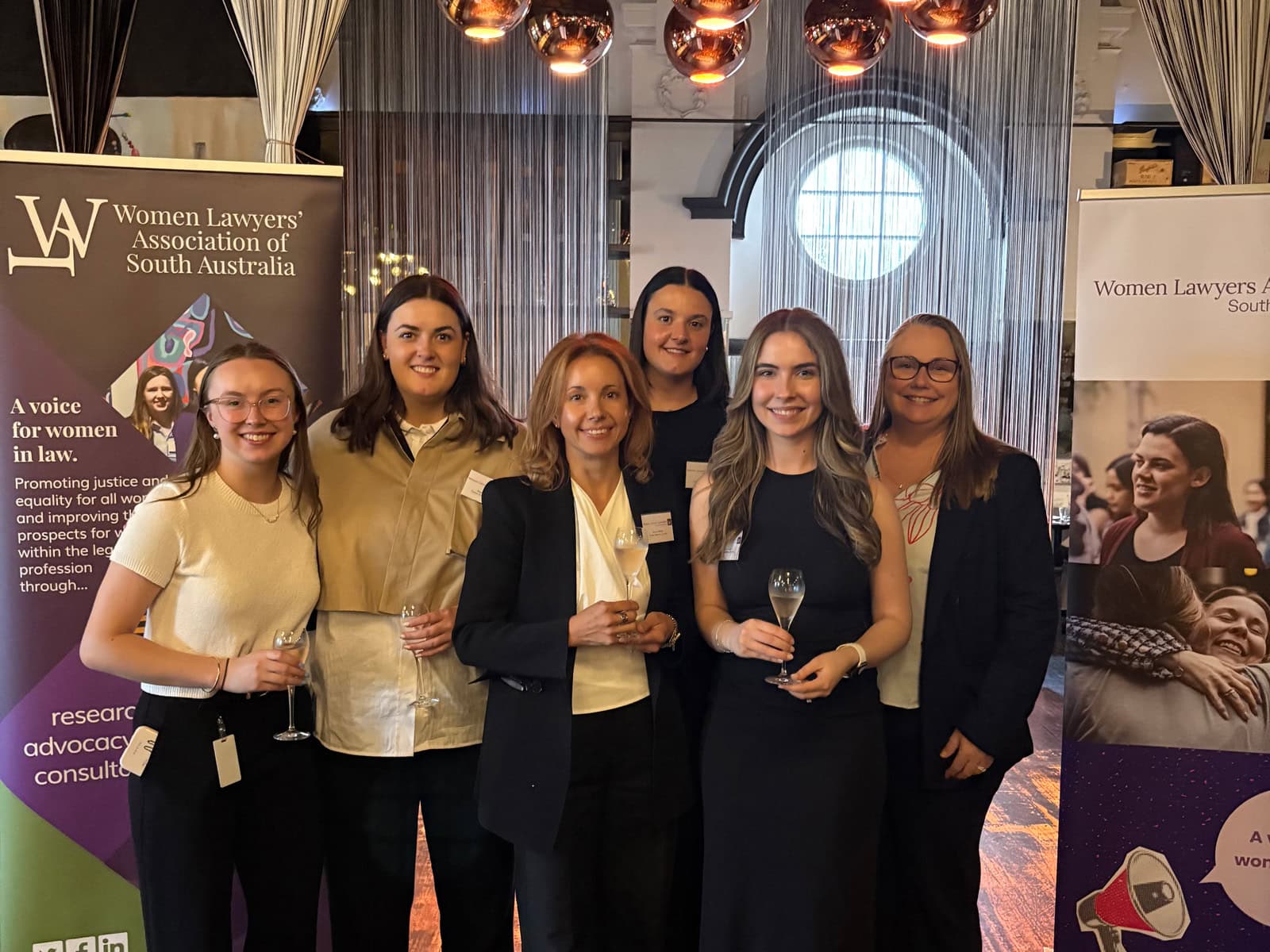 Annie Hoffman with members of the Turner Freeman Adelaide office