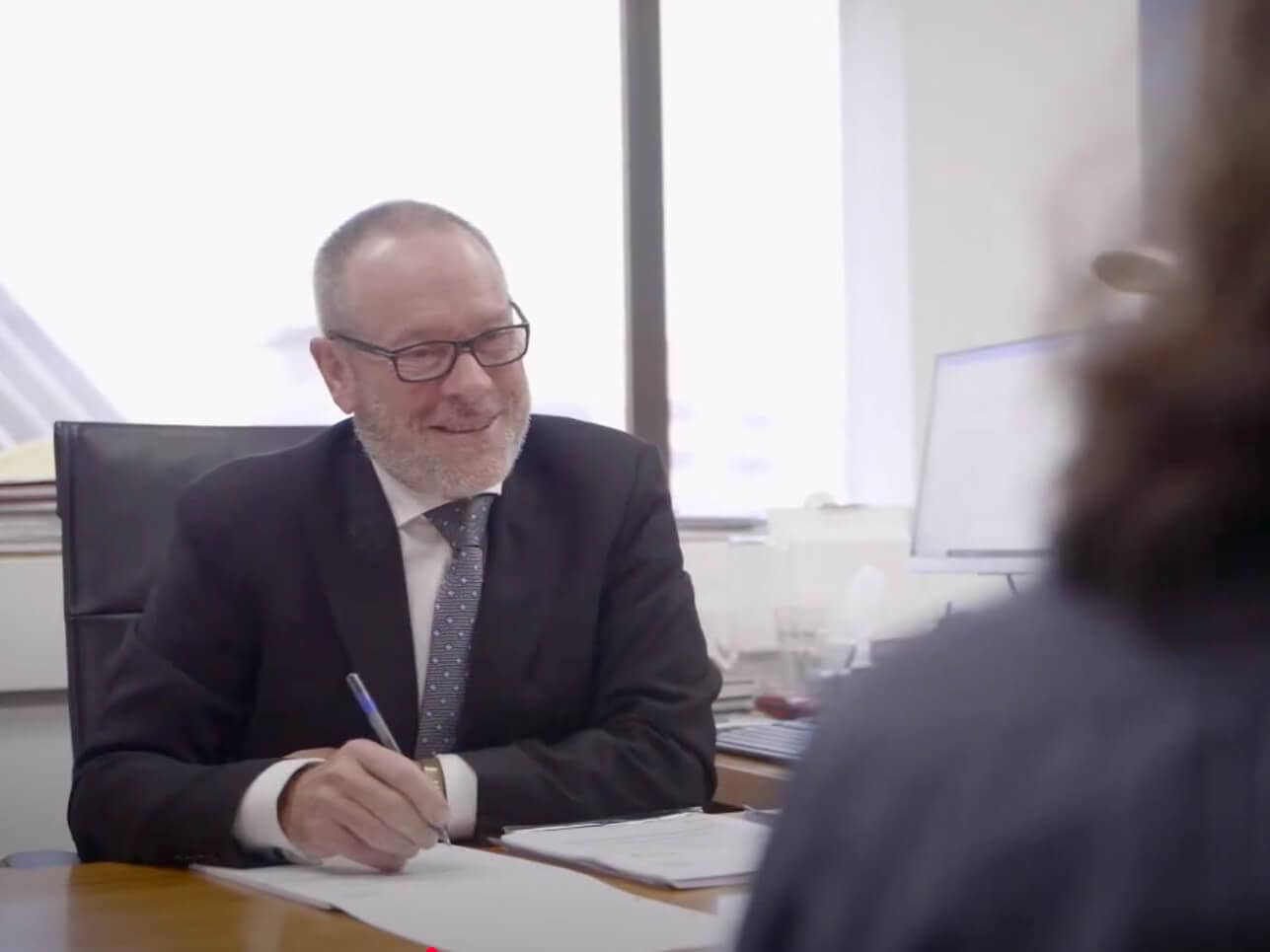 Armando Gardiman meeting with clients