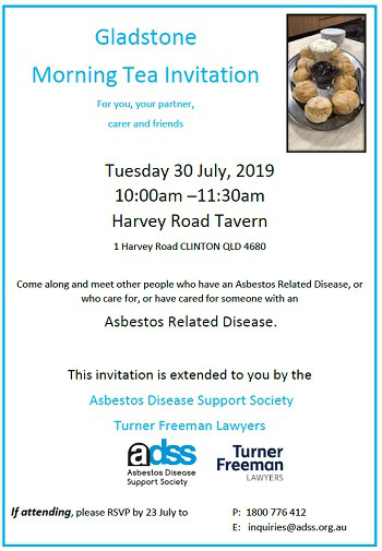 Asbestos morning tea in Gladstone | Turner Freeman Lawyers