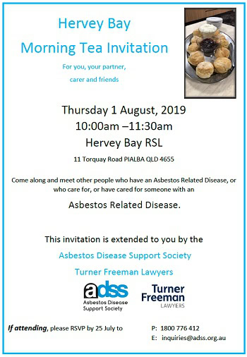 Asbestos morning tea hervey bay | Turner Freeman Lawyers