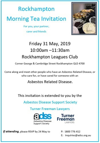 asbestos morning tea rockhampton | Turner Freeman Lawyers