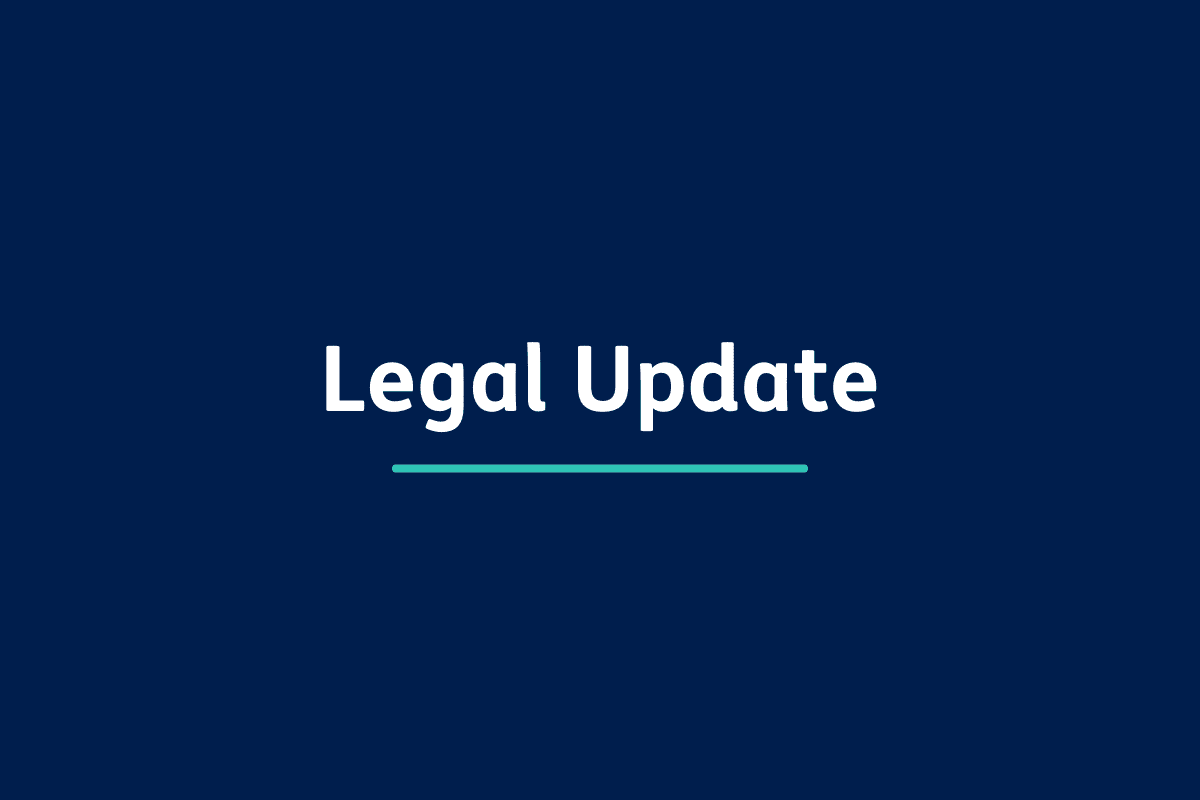Legal update blog post