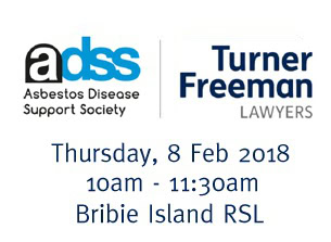 Asbestos Disease Society and Turner Freeman Lawyers Asbestos Seminar in Bribie Island