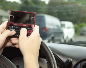 Car accidents and distracted drivers