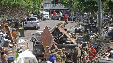 clean up after floods