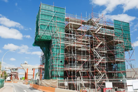 Workplace injury at construction site