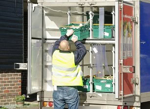 delivery driver injured