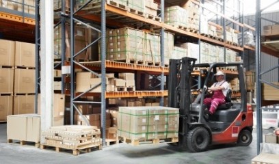Forklift injury at work