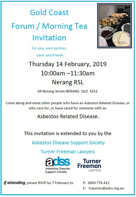 Gold Coast morning tea invitation | Turner Freeman Lawyers