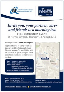Turner Freeman Lawyers Hervey Bay asbestos morning tea