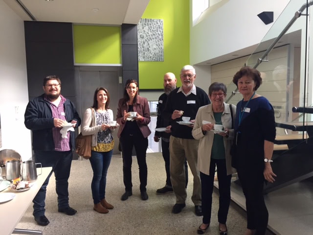 Asbestos morning tea with clients and ADRI