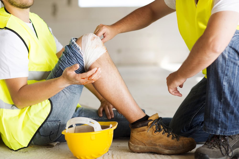 construction,worker,has,an,accident,while,working,on,new,house
