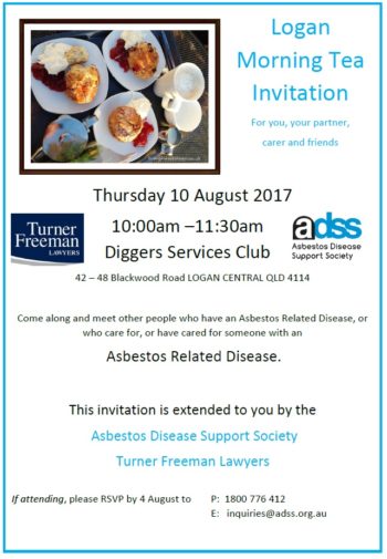 Logan Central Asbestos Diseases Morning Tea | Turner Freeman Lawyers QLD