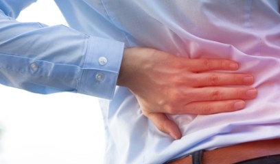 Lower back pain at work injury