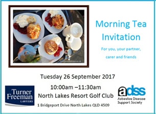 North Lakes asbestos diseases morning tea