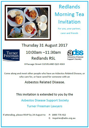 Turner Freeman Lawyers redlands asbestos information morning tea