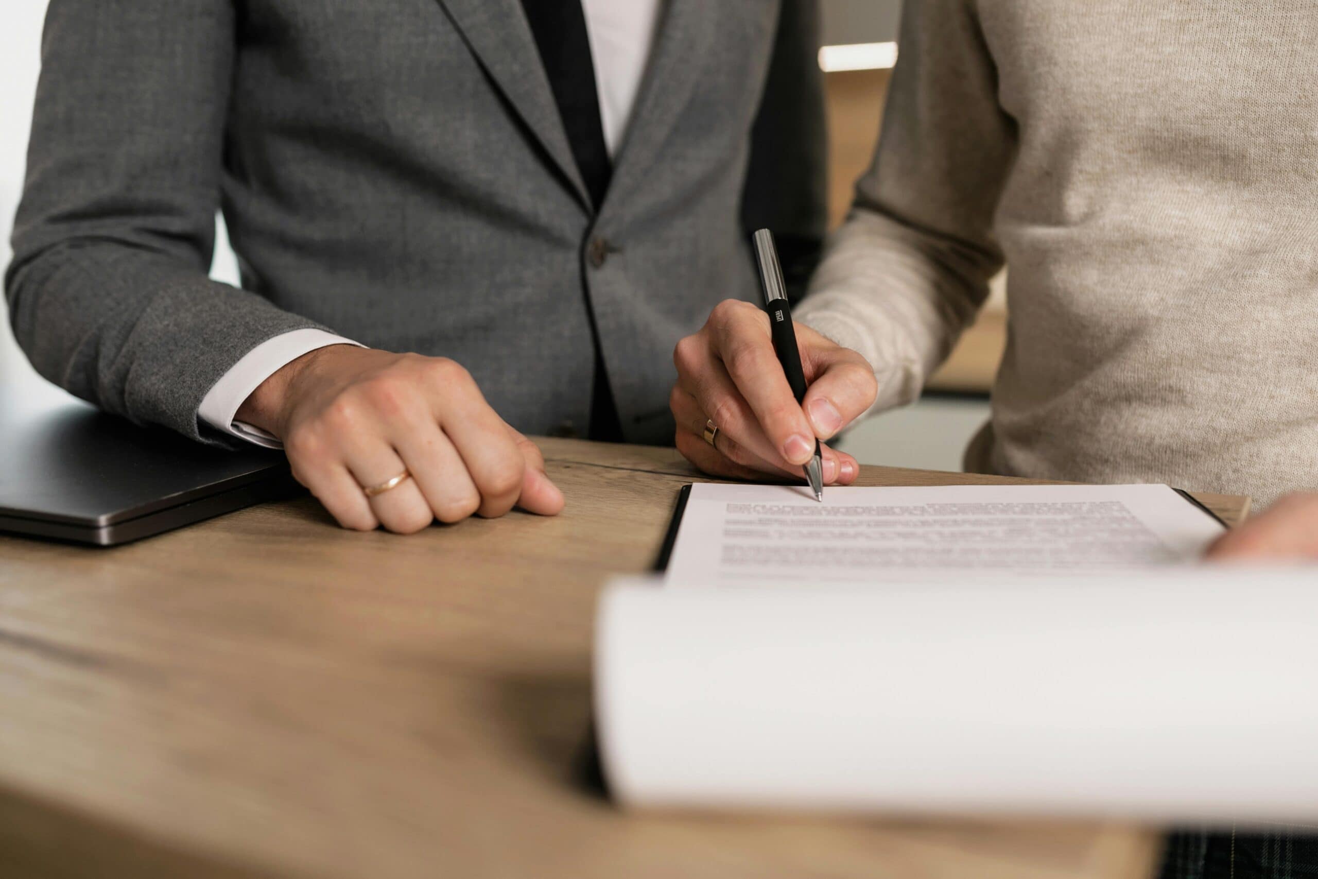 signing contract