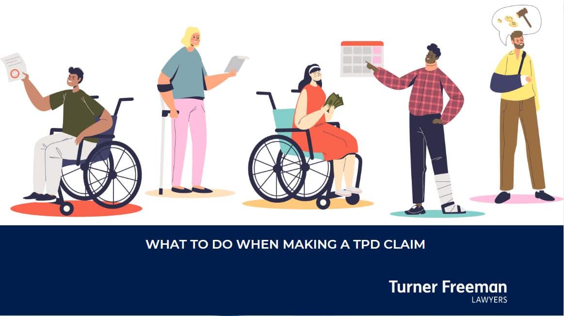 what to do when making a tpd claim